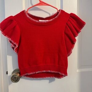 Cute red top! Never worn!